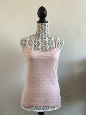 Guess Women’s Pink G Pattern Cami Tank Top